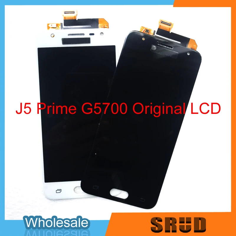 

100% Original LCD Screen Display Touch Screen Assembly Replacement For Samsung Galaxy J5 Prime G5700 Double Hole Version +Tool