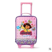 16″ Inch Travel Suitcase on wheels For Grils Children Travel Luggage Case Supreme Cartoon Kid’s rolling luggage Trolley Bags