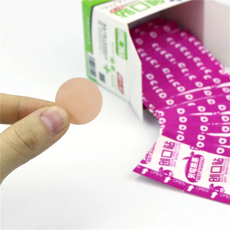 

100Pcs/Lot Waterproof Healing Wounds Round Band Aid Wound Plaster Sterile Hemostasis Stickers First Aid Adhesive Bandages