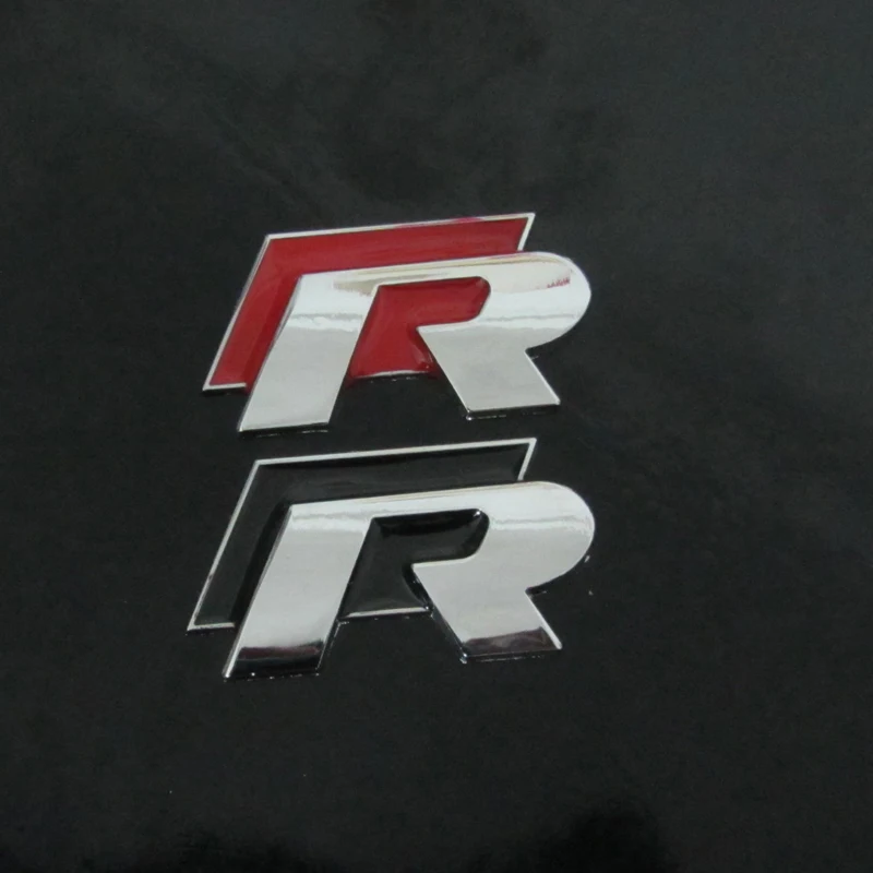 

Automobiles Motorcycles Accessories Car Styling R Logo R-Line Emblem Stickers 5.5x2.5cm