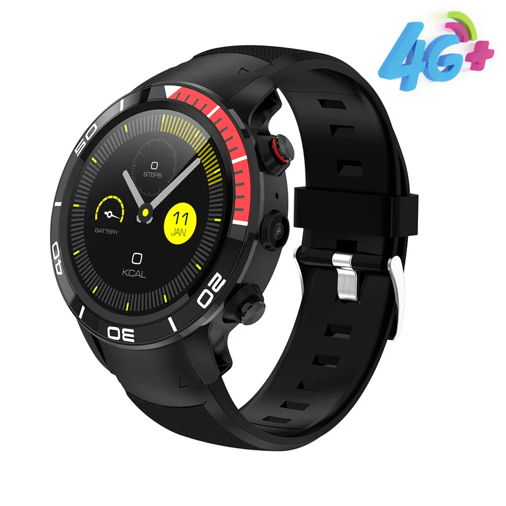 

4G MT6739 Chip Smart Watch Phone H8 Android 7.1 OS 1GB+16GB 5MP Camera Wifi GPS Waterproof Smartwatch 800mAh Battery SIM TF Card