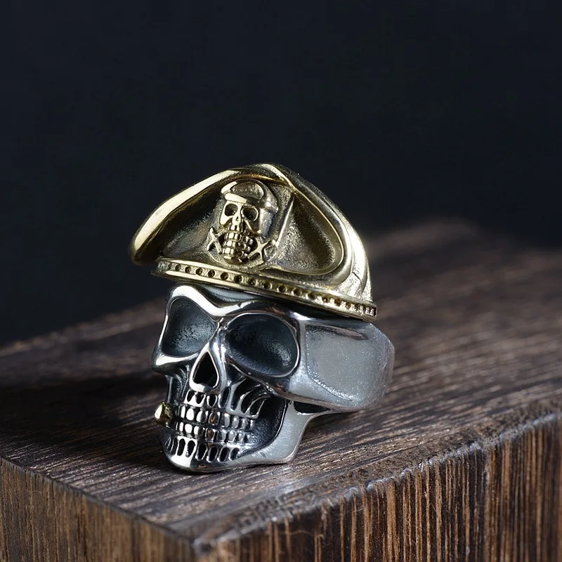 

2019 Anel Feminino Feminino Resto Ancient Ways Is Technology Male Skull Private Instructor Ring Thai Wholesale For Copper
