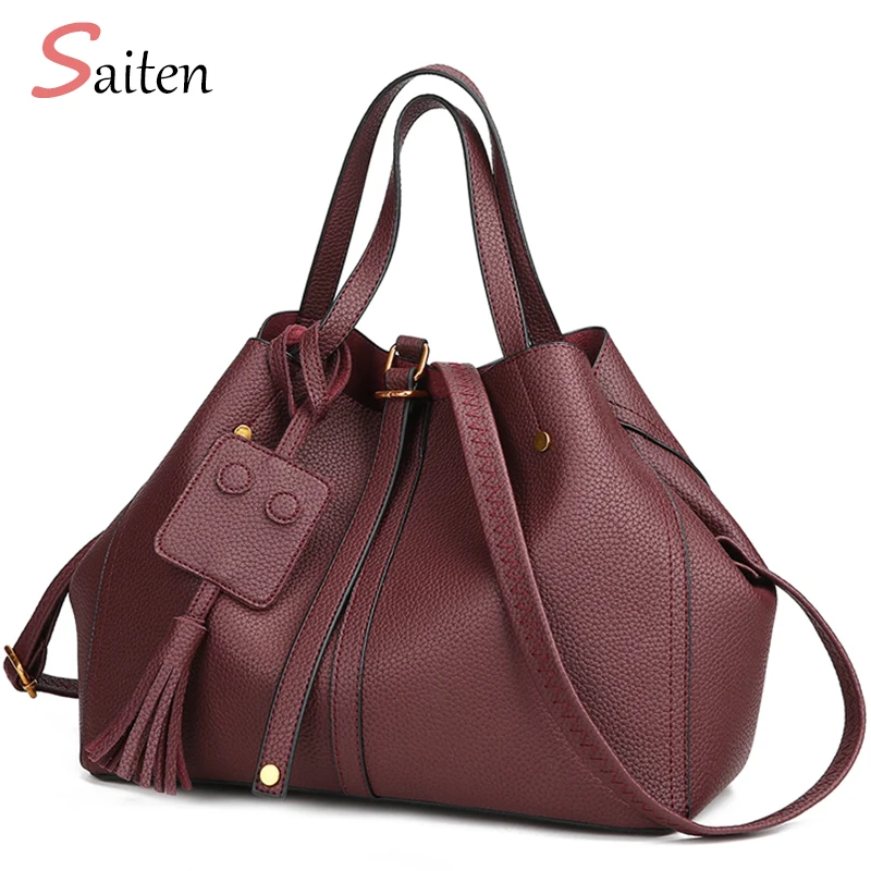 

Fashion Tote Bags For Women Handbag Autumn Women Tote Bag 2017 Luxury Leather Handbags Design Casual Tote Vintage Shoulder Bag