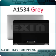 Brand New Grey Grijs Kleur A1534 Lcd-scherm Vergadering voor Macbook Retina 12 ''A1534 Compleet Volledige Vergadering 2015 2016 2017