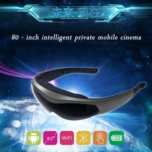 2016 new Thai k600 VR virtual reality intelligent video glasses one head display android support WIFI online movie