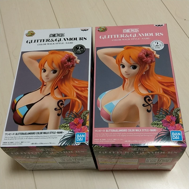 WSTXBD Оригинал Banpresto цельный блестящий и гламурный купальник Nami BB ПВХ фигурка