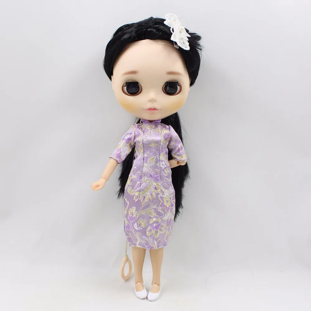 Neo Blythe Doll Ancient Embroidery Cheongsam Dress 5
