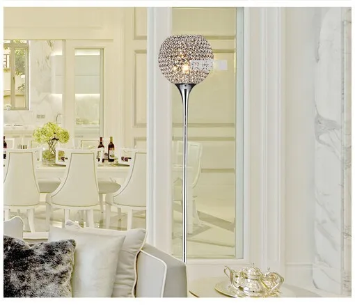 2016 hot sale luxurious modern brief fashion K9 crystal led E27 floor lamp for living room bed room decor light 2016 hot sale luxurious modern brief fashion K9 crystal led E27 floor lamp for living room bed room decor light