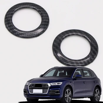

For Audi Q5 2018 Interior Rear Back Reading Light Lamp Cover Trim Decoration ABS 2pcs car-styling accessories