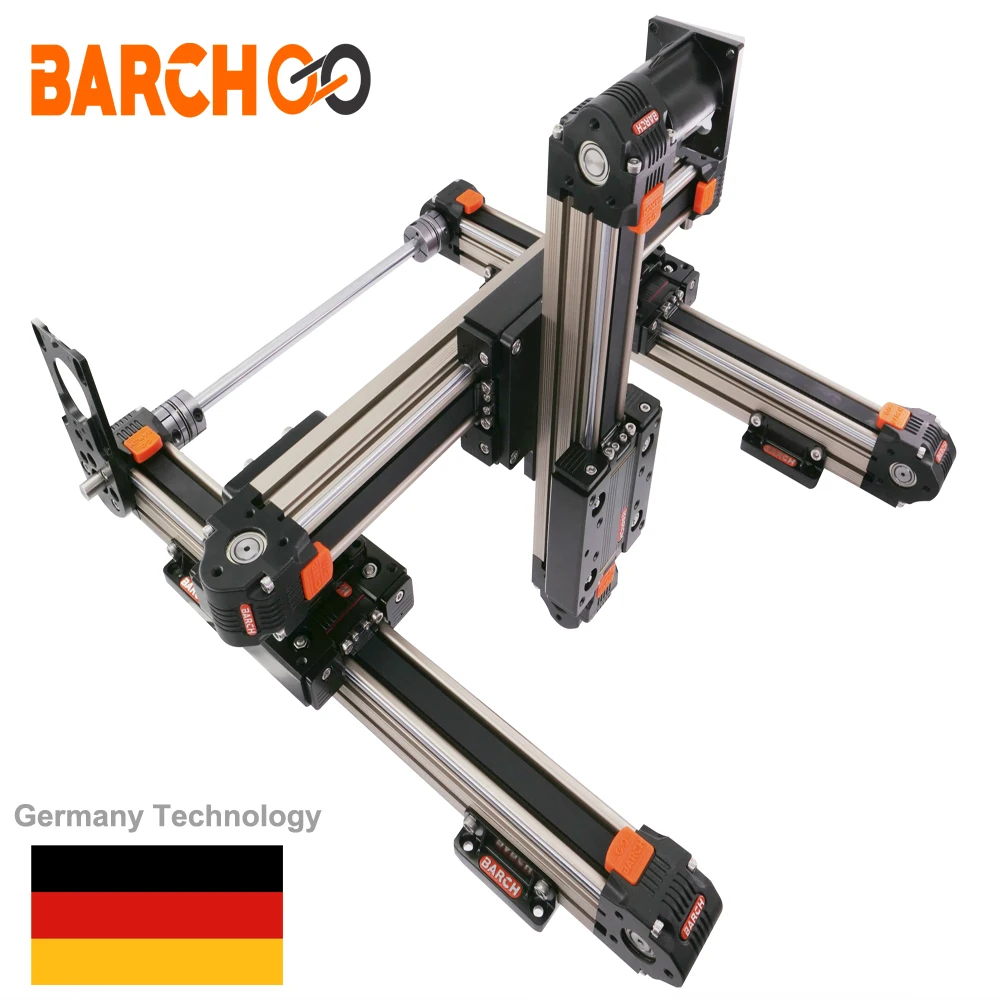 

Linear guides rail gantry system for pick and place machine