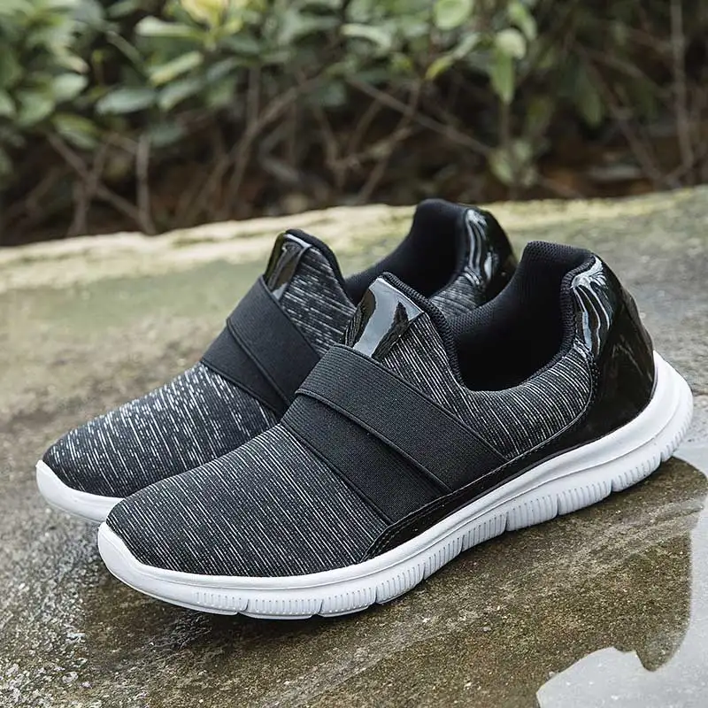 

Silver Woman Sneakers Women Mesh Casual Shoes Ladies Black Breathable Lightweight Sneakers Female Sports Running Shoe 2019