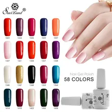 Saviland 15 мл 58 Цвета УФ Гель-лак с блестками Гели для ногтей Лаки большой объем эмаль Праймеры гель лак Дизайн ногтей гель лак