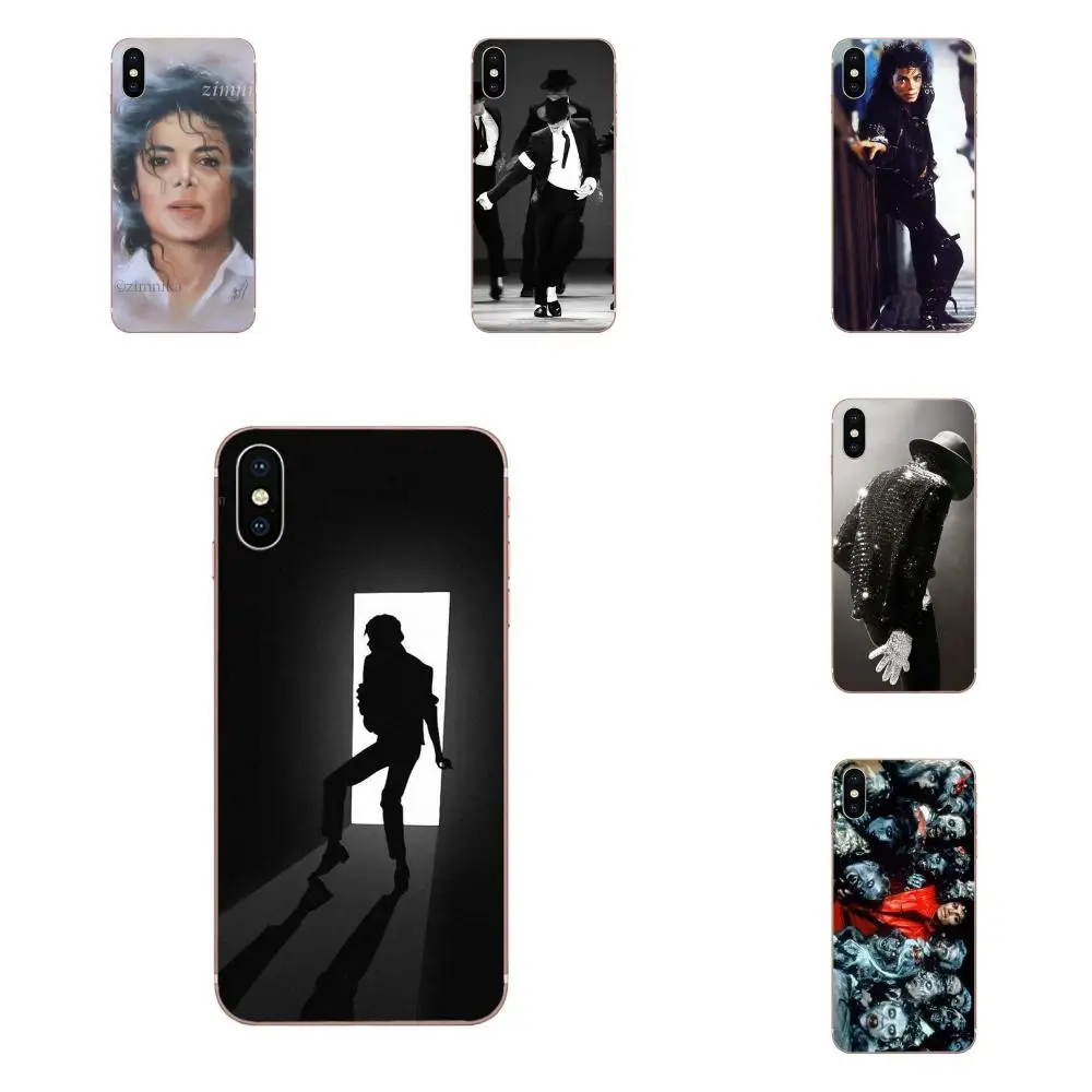 Майкл Джексон MJ мягкий TPU мобильный чехол для Apple iPhone 4 4s 5 5C 5S SE 6 6S 7 8 Plus X XS Max XR |