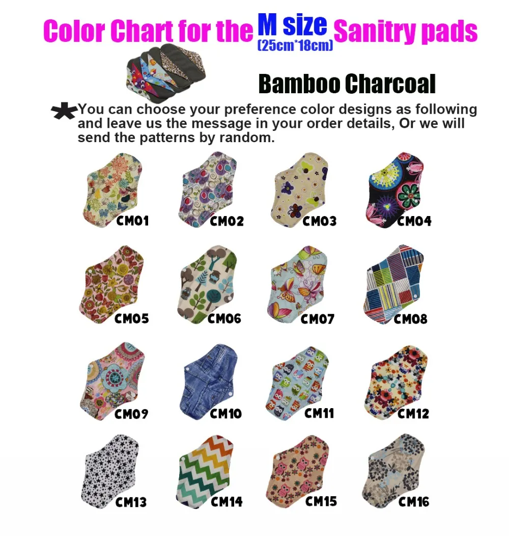 Color Chart M Bamboo Charcoal 201803
