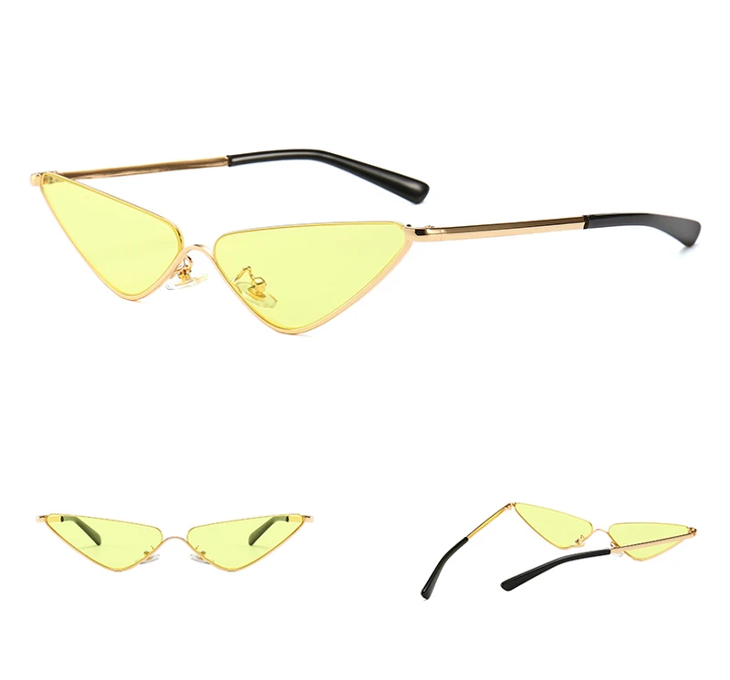 Metal Cat Eye Sunglasses Female detail (9)