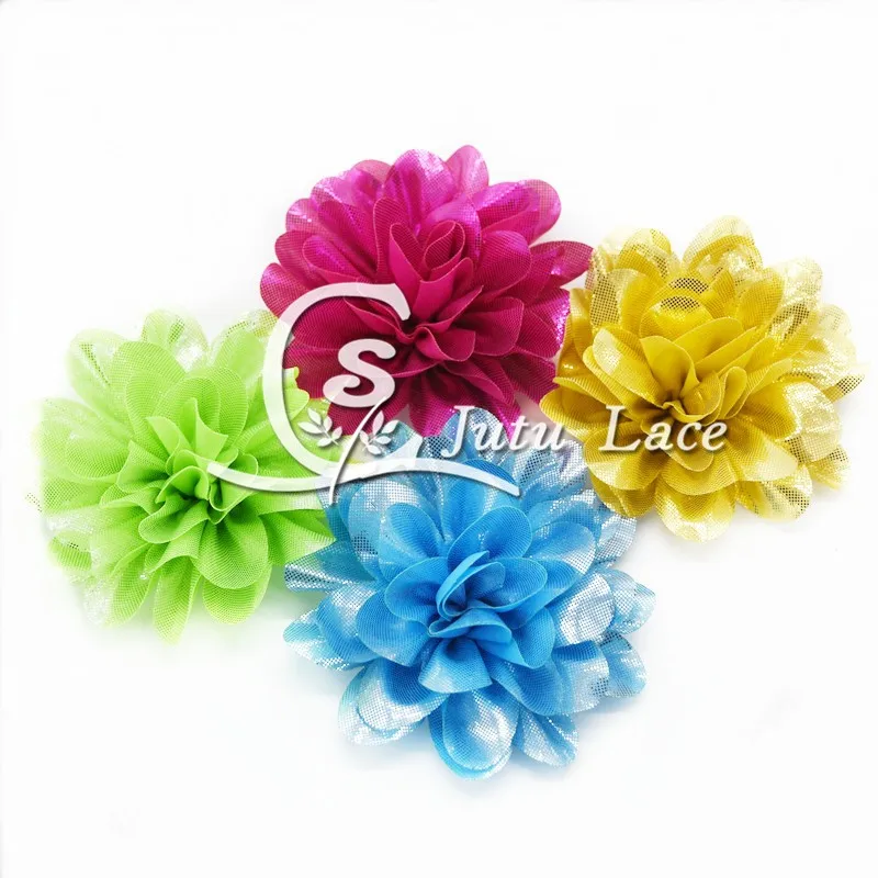 3.75''Scallop shiny flower (5)