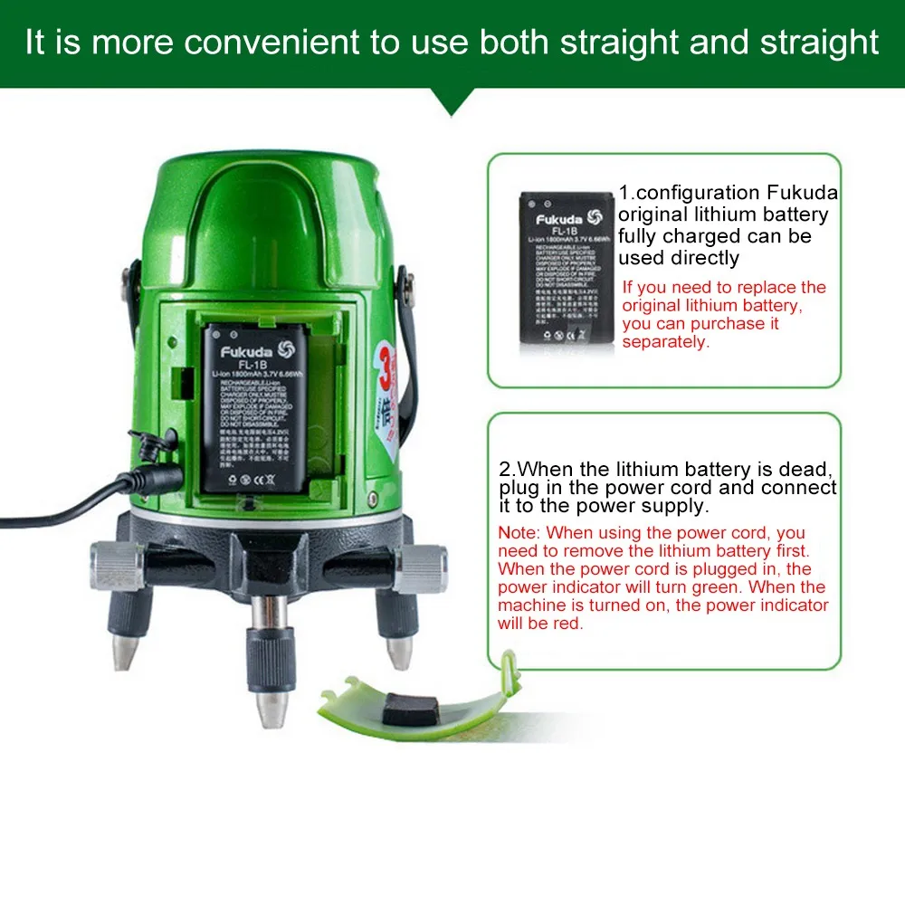 Fukuda 5 линий лазерный уровень EK-469GJ самонивелирующийся Горизонтальный Вертикальный крест лазерный измерительный инстумент зеленый луч лазерный уровень