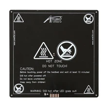 Semillero MK3 negro Aluminio Últimas Actualizado desde MK2B Climatizada Cama y mk2a para la cama caliente impresora mendel reprap i3 3d apoyo 12 v 24 v