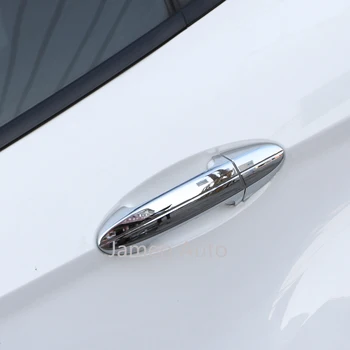 

Car Silver Chrome Chromium Electroplating Door Handle Cover Trim for Ford Fiesta 2009 - 2016 Ecosport 2012 - 2019 Car Styling