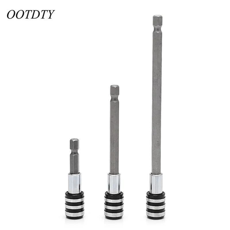 OOTDTY 3 шт. 1/4 ''Шестигранная БЫСТРОРАЗЪЕМНАЯ отвертка удлинитель для бит 60 150