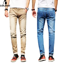Brand Men Jeans Size 28 to 38 Black Blue Stretch Denim Slim Fit Men Jean for Man Pants Trousers Jeans(asian size)