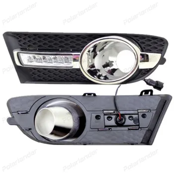 

1 set car styling auto Daytime Running Lights LED DRL Fog Lamp Cover for B/uick E/xcelle G/T High Configuration 2010 -2013