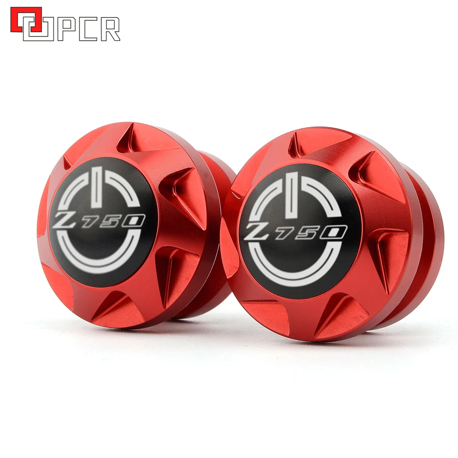 

Motorcycle CNC M10 Swingarm Sliders Spools z750 logo For Kawasaki z750 accessories z 750 Z750R Z750S 2004 2005 2006 2007-2016