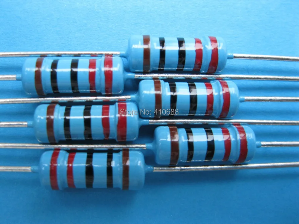 1000 Pcs Metal Film Resistors 2 Ohm 1w 1 Film Film Resistor Networkfilm Resistor Aliexpress