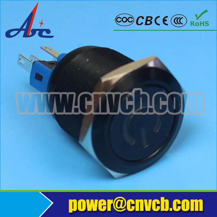 2256 momentary small lot IP67 22mm PA66 pin pe push button switch plastic 22mm switch
