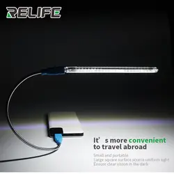 RELIFE RL-805 мини USB светодиодный Белый свет 360 градусов Поворотная лампа для ПК ноутбук телефон ремонт инструмент