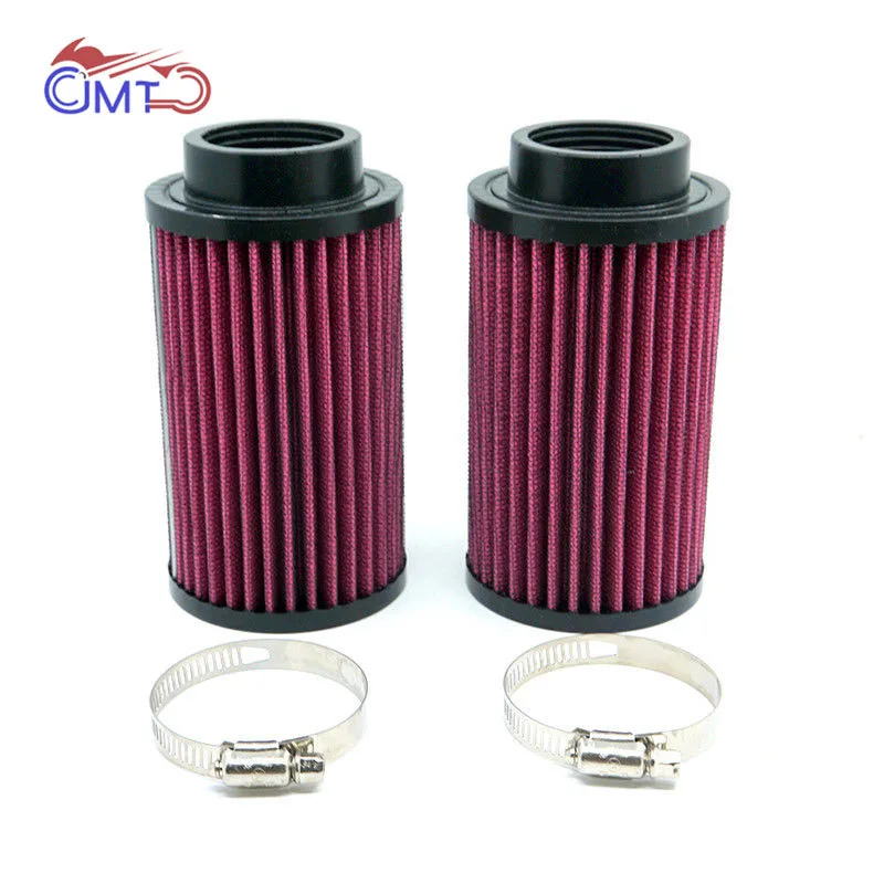 

For Yamaha Banshee 350 YFZ350 1987-2002 Clamp-on Washable ATV Air Intake Filter Cleaner 2Pc Lot