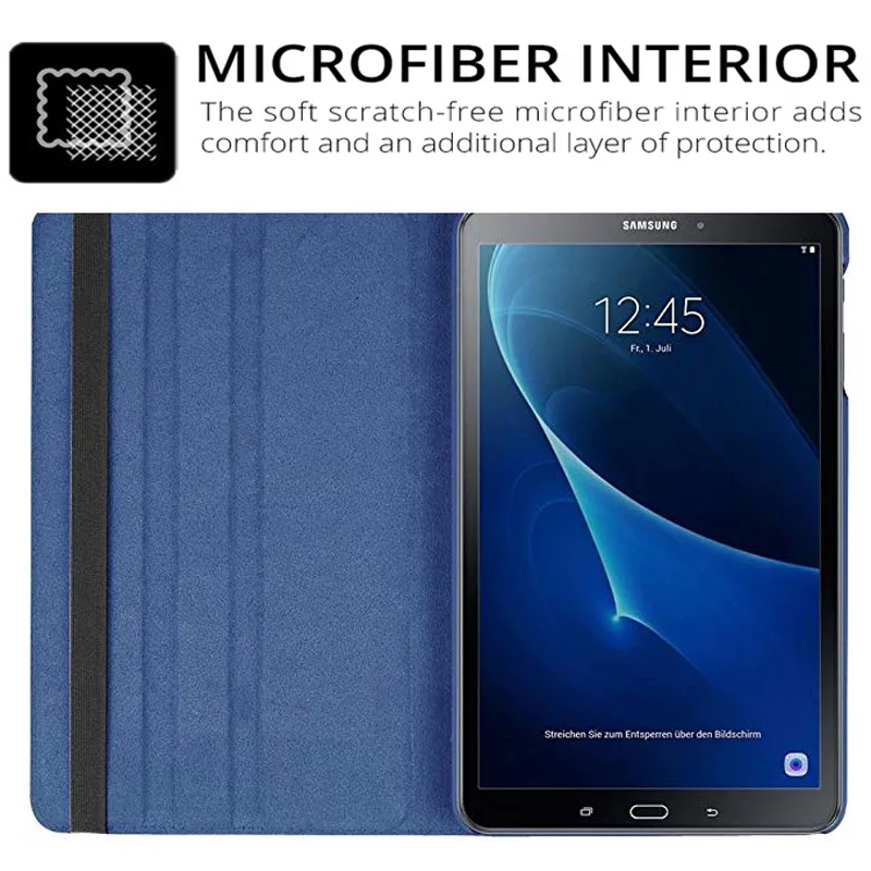 Вращающийся на 360 градусов смарт чехол для Samsung Galaxy Tab A 10 1 2016 T580 T585 T580N T585N Coque Funda