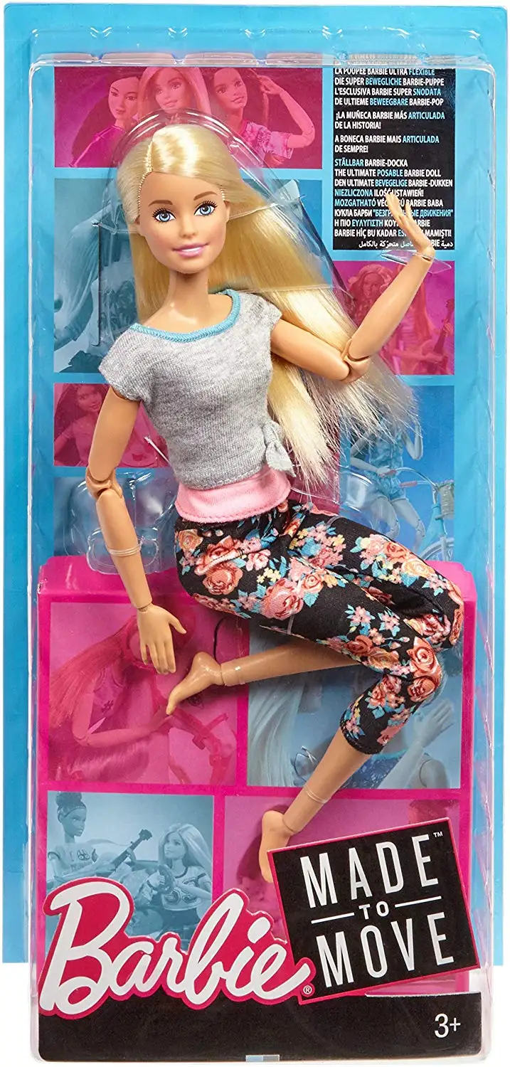 Оригинальные куклы Барби, сделанные для перемещения, брюнет, блонд, Йога, 22 шарнира, шарнирные Игрушки для девочек, настоящие игрушки Барби для детей - Цвет: blonde