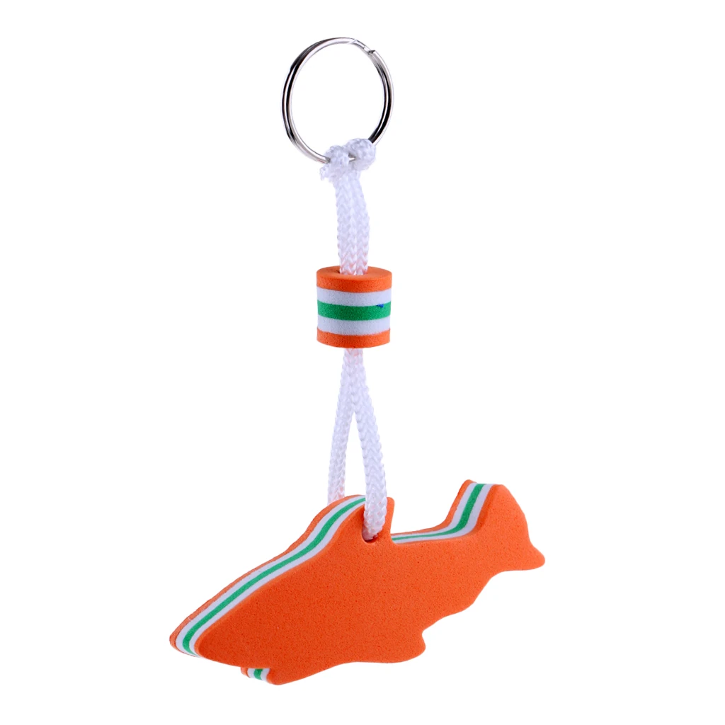 EVA Dolphin Shaped Floating Key Ring Key Chain for Inflatable Fishing Boat Yacht Sailing Rafting Kayaking Yatch Dinghy Accessory