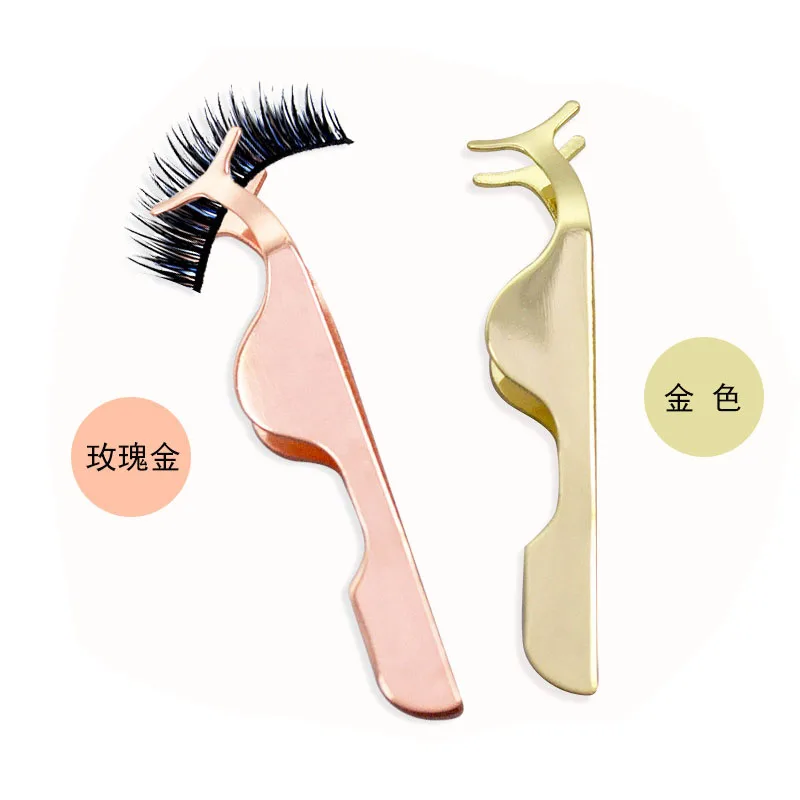 

NEW 3d Magnetic Eyelash Extension Make Up mink strip eye lashes Tweezers profession lashes Clip Clamp Makeup Forceps Beauty Tool