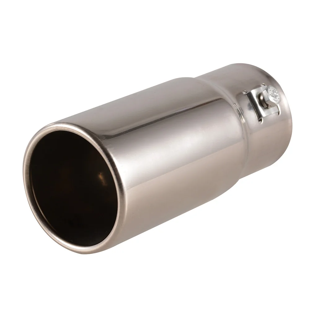 Car Exhaust Pipe Stainless Steel Round Tail Muffler Pipe Auto Tail Pipe