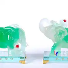 Удача, Смола Имитация нефрита украшения размер как подарки для быта, заводские магазины, Lucky evil town house