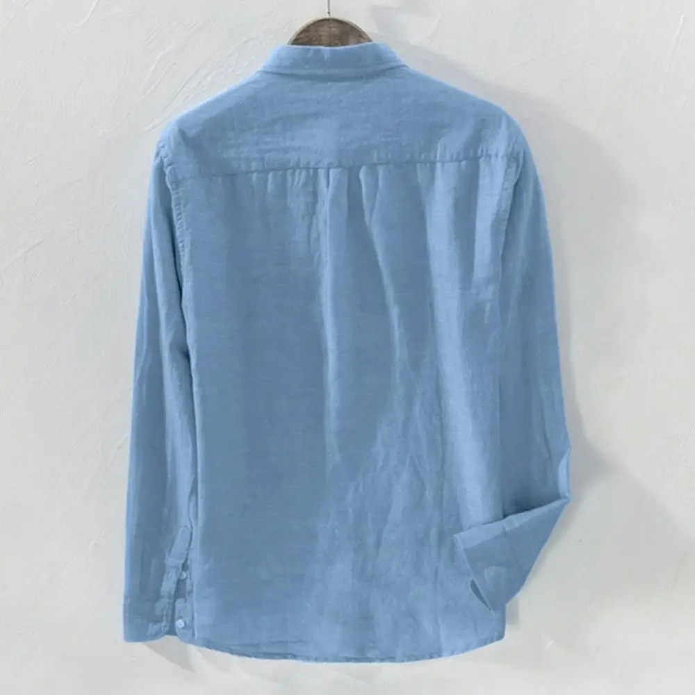 2019 летние рубашки Camisa Social Masculina мужские хлопковые льняные с длинным рукавом