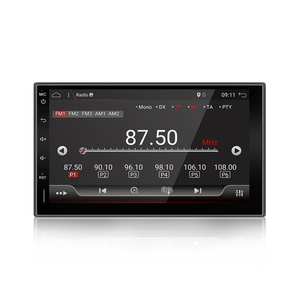  Android 71 Quad Core 7 pulgadas reproductor Multimedia del coche 2Din radio Universal del coche con