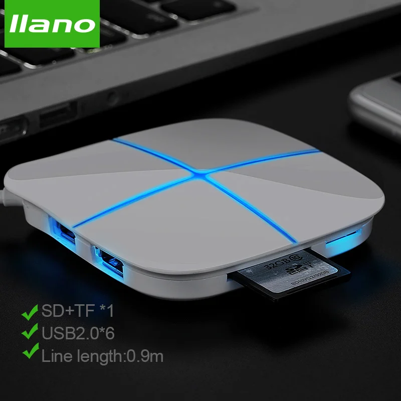 

llano USB HUB 3.0 external 4-port USB splitter for iMac laptop accessories USB 2.0HUB multi-port high-speed expansion High Speed