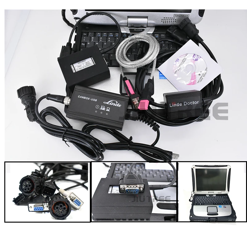 

JIUTREE forklift Diagnostic Kit JUDIT 4 Jungheinrich Judit box Incado cable with Linde canbox pathfinder Service Box
