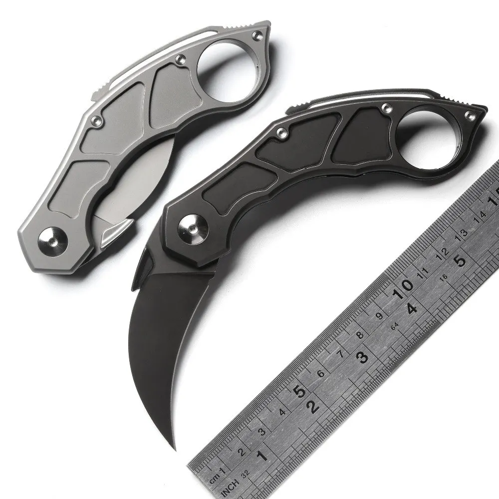 Цена Magicknife QM коготь M390 лезвие шариковый brearing складной нож titanium karambit охотничий карманные ножи Открытый выживания EDC инструменты