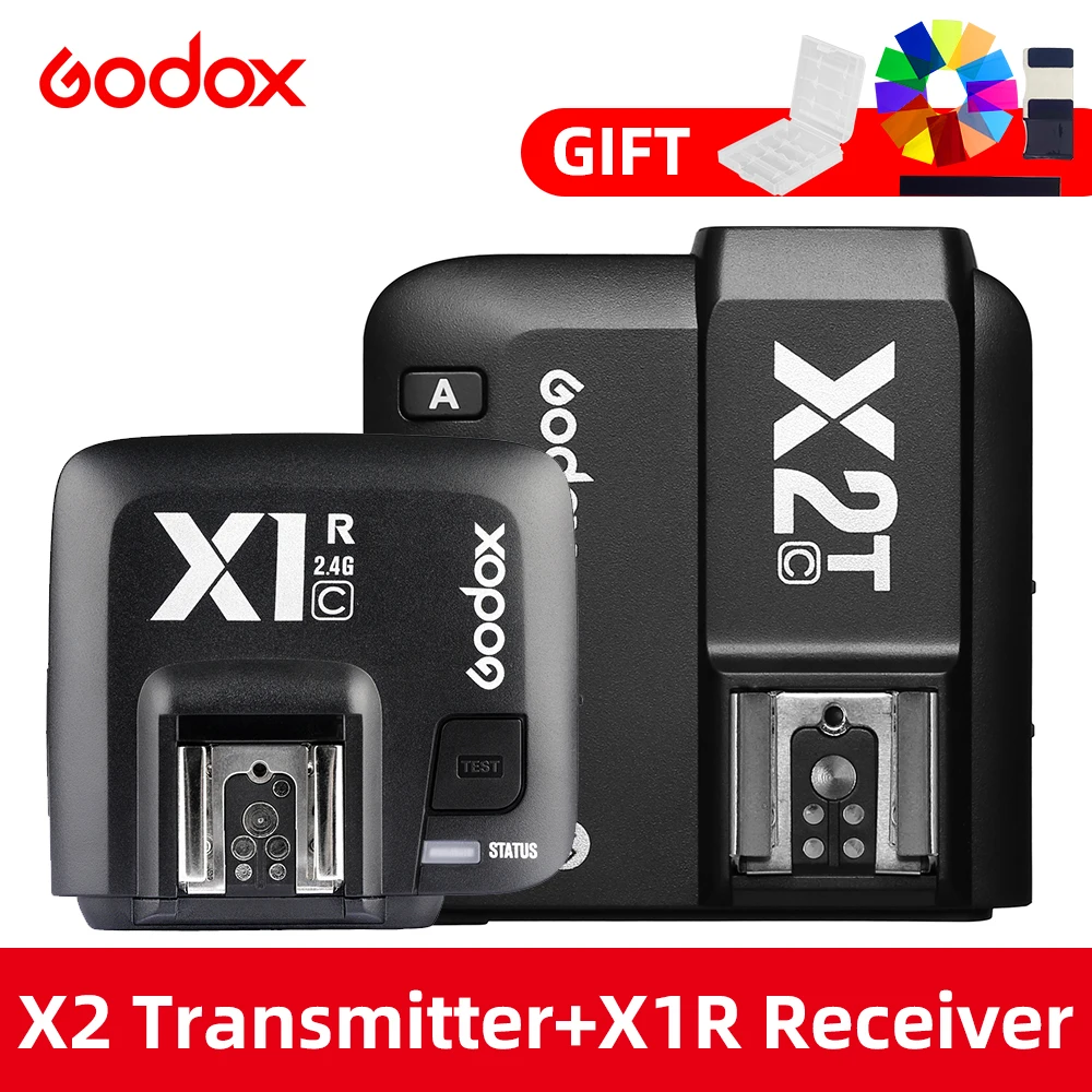 Godox TT600 HSS 1//8000S 2.4G Wireless GN60 Flash Speedlite Built in Godox X System Receiver with X2T-N Trigger Transmitter Compatible Nikon Camera