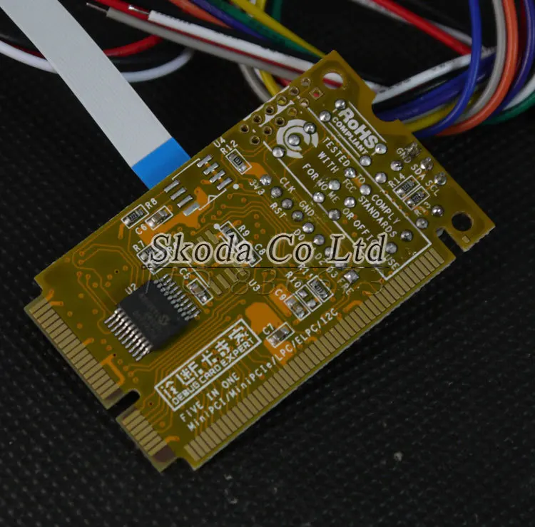 Бесплатная доставка Многофункциональный pci e диагностических карты ноутбука