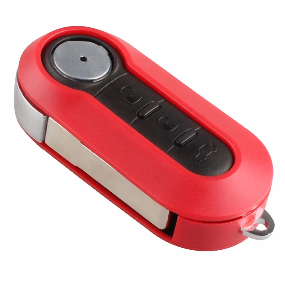 

3 Buttons Flip folding Remote Key Case Shell Cover For Fiat 500L Bravo Ducato 500L 2010 2011 2012 2013 2014 2015 2016 key shell
