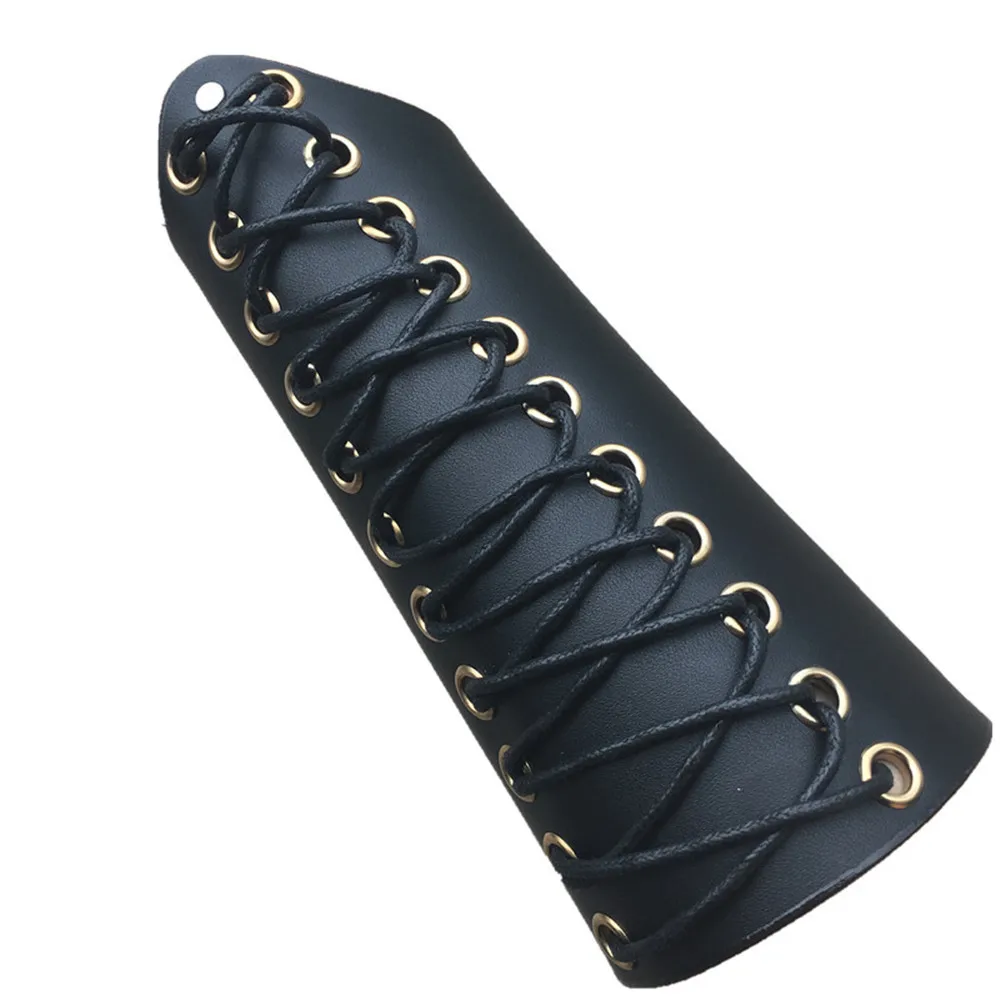 

1PC Leather Shooting Arm Guard Archery Hunting Recurve Bow Hand Protection Glove survive true utility sport outdoor