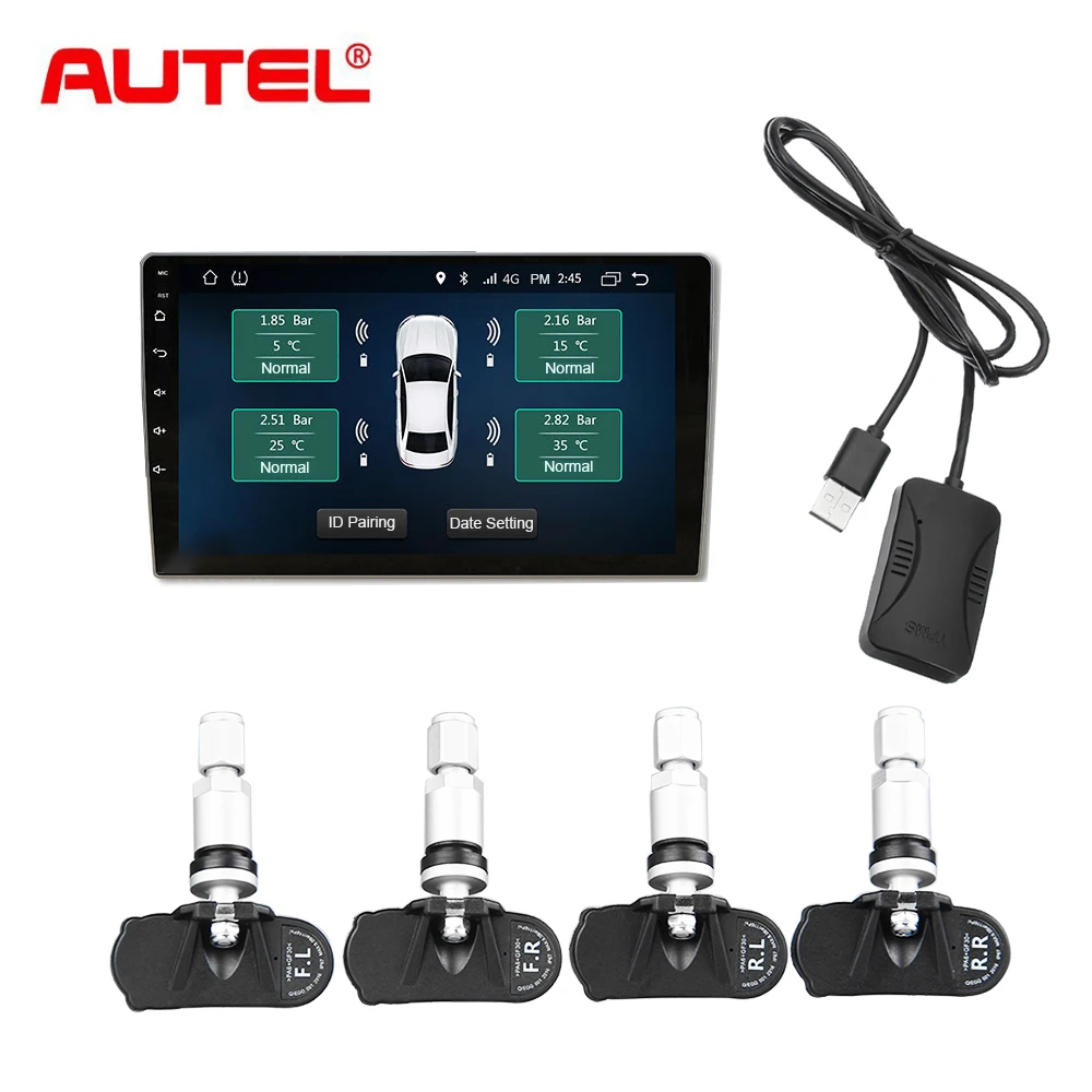 

OBD2 Car Diagnostic Tool TPMS Tire Alarm for Android Car DVD Auto Tire Pressure Monitoring Alarm System Tire Temperature