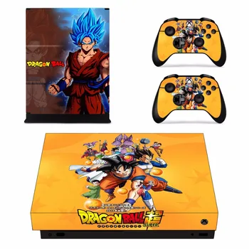 

New Skin Sticker Decal For Microsoft Xbox One X Console and Controllers Skins Stickers for Xbox One X Vinyl - Dragon Ball Super