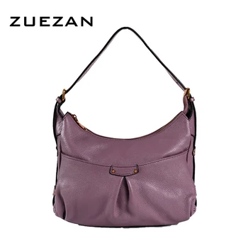 

Half Moon 100% Real Cow Skin Handbag, Women's Genuine Leather Shoulder Bag, Female Crossbody Messenger Bags, A072