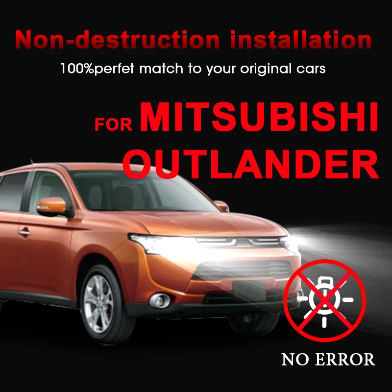 CARLitek для mitsubishi outlander H7 светодиодная лампа 6000K 72 Вт 12000LM автомобильный головной светильник противотуманный светильник Автомобильный светодиодный налобный фонарь Canbus